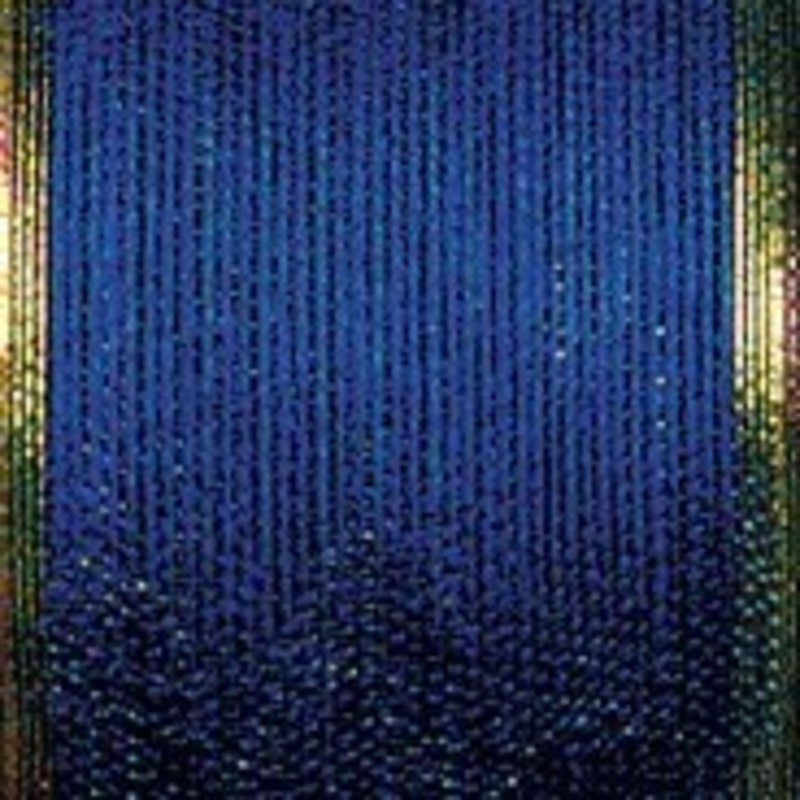 The Ribbon People Blue and Gold Edge Wired Craft Ribbon 1.5″ x 40 Yards
