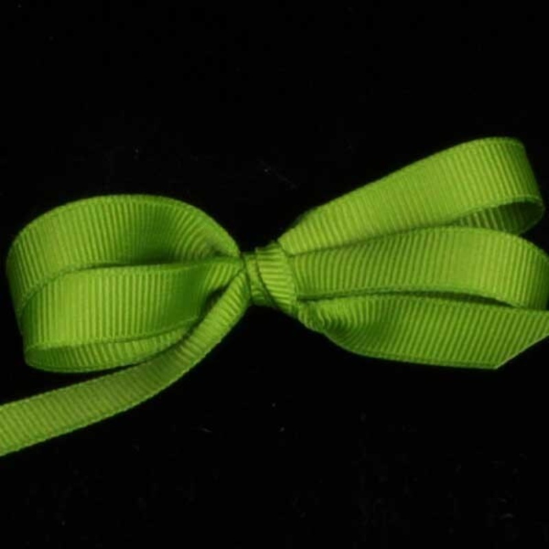 The Ribbon People Chartreuse Green Woven Edge Grosgrain Craft Ribbon 0.5″ x 132 Yards