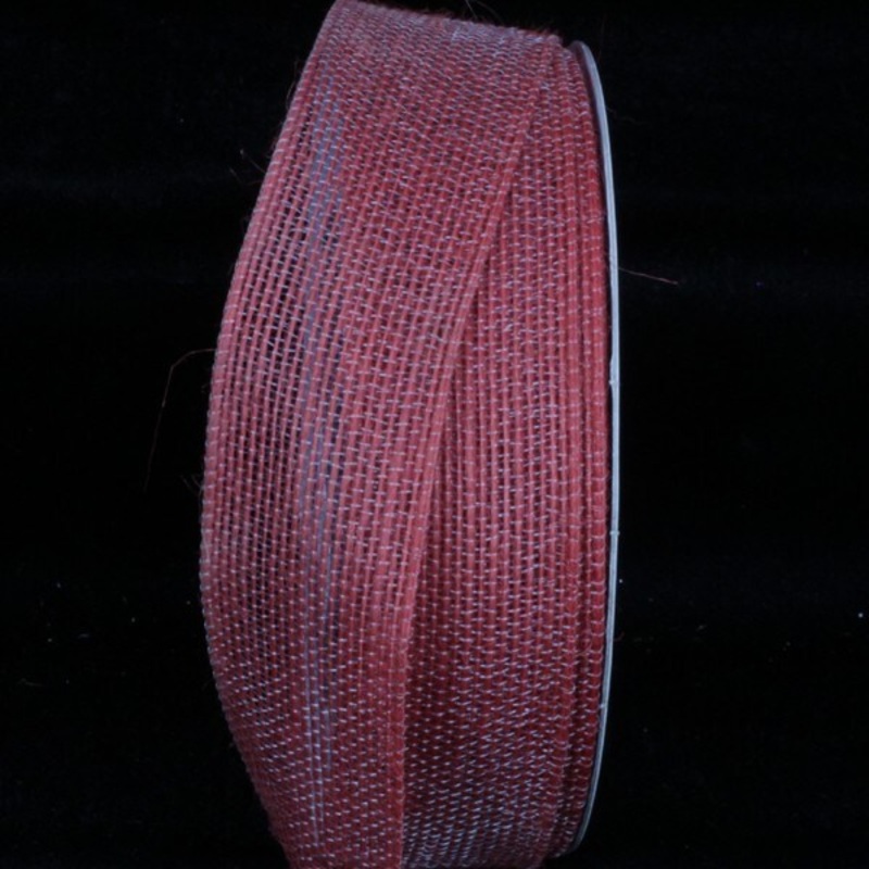 The Ribbon People Terracotta Red Woven Edge Craft Ribbon 1.5″ x 54 Yards