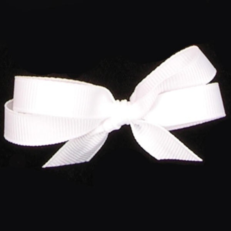 The Ribbon People White Woven Edge Grosgrain Craft Ribbon 1″ x 88 Yards