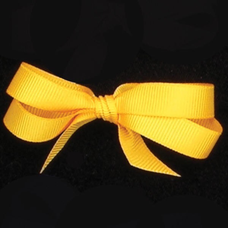 The Ribbon People Yellow Woven Edge Grosgrain Craft Ribbon 0.5″ x 132 Yards