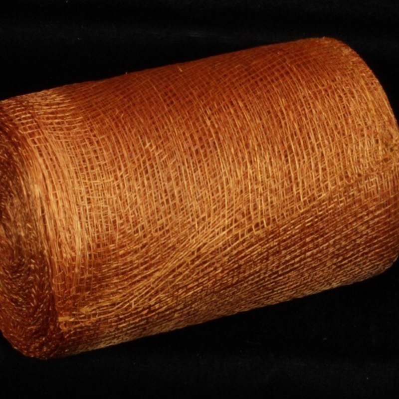 The Ribbon People Antique Gold Sinamay Abaca Fiber Craft Ribbon 5″ x 32 Yards