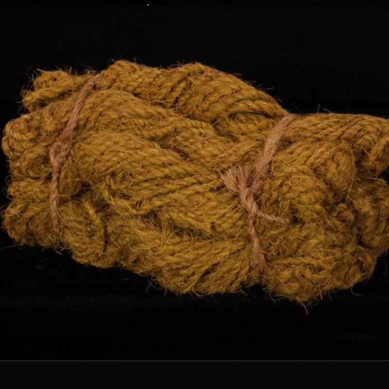 The Ribbon People Brown Coco Fiber Hand Twisted Rope Spools 400 Yards