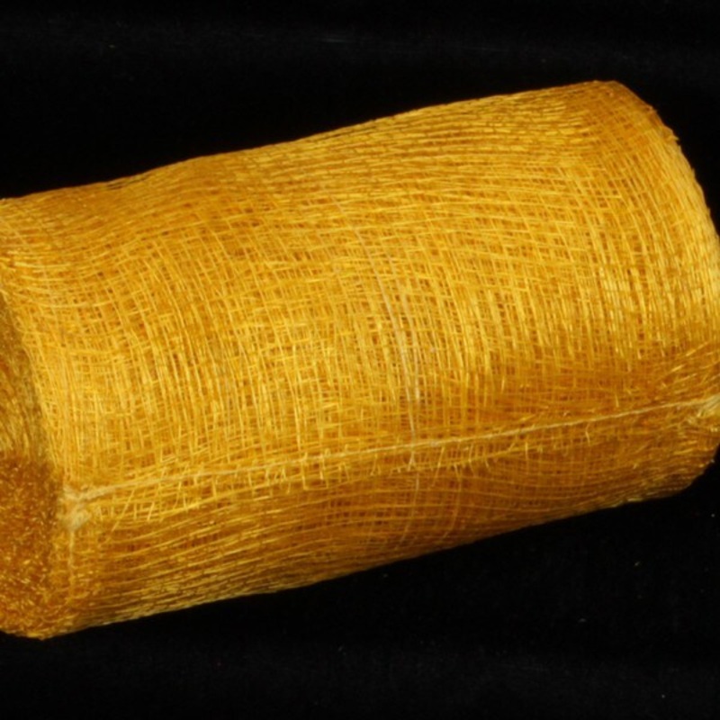 The Ribbon People Yellow Sinamay Abaca Fiber Craft Ribbon 5″ x 32 Yards