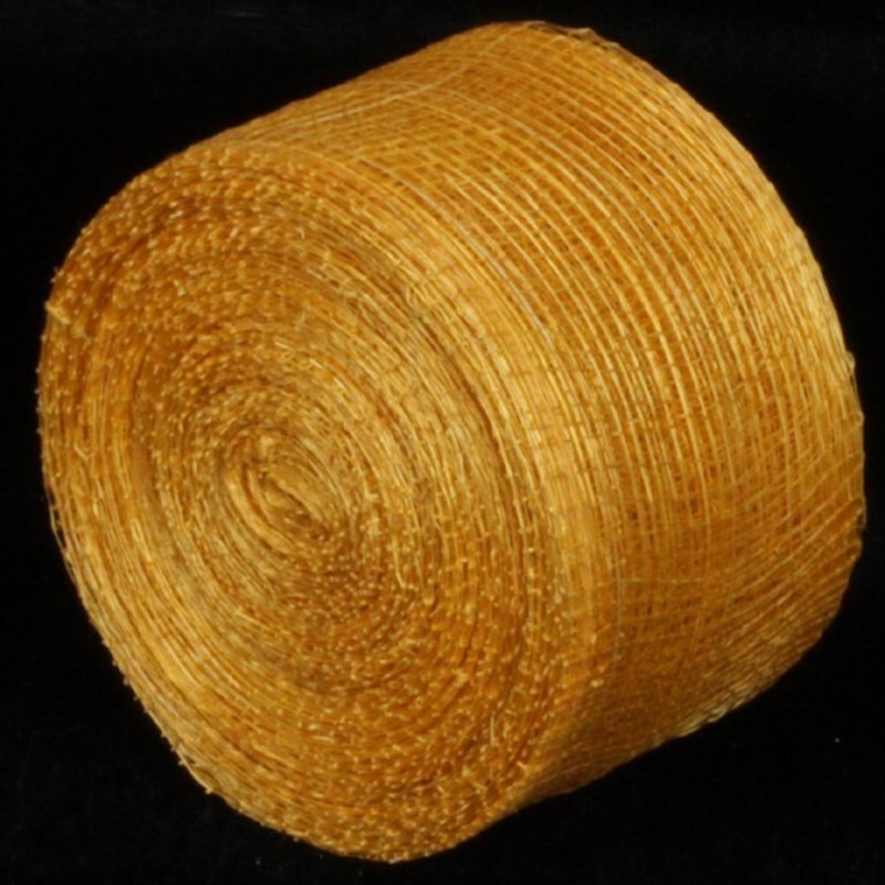 The Ribbon People Yellow Sinamay Fiber Wired Craft Ribbon 2″ x 64 Yards