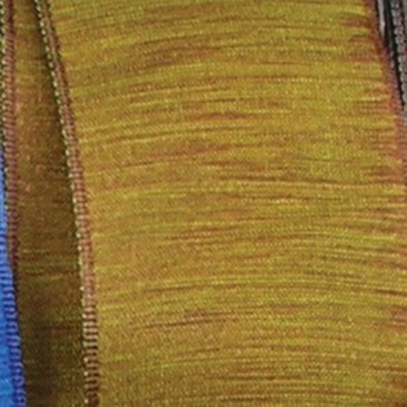 The Ribbon People Amber Solid Taffeta Wired Craft Ribbon 1.5″ x 54 yards