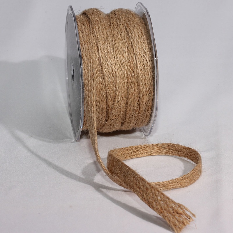 The Ribbon People Beige Braid Woven Edge Craft Ribbon 0.5″ x 80 Yards