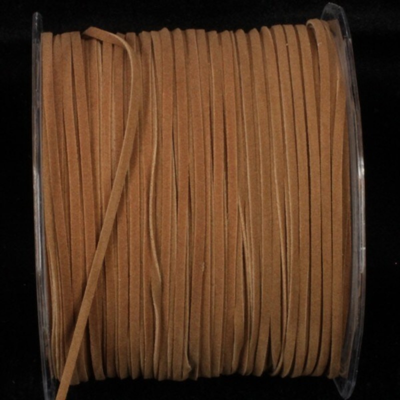 The Ribbon People Chocolate Brown Faux Leather Ribbon Cord 0.25″ x 440 Yards