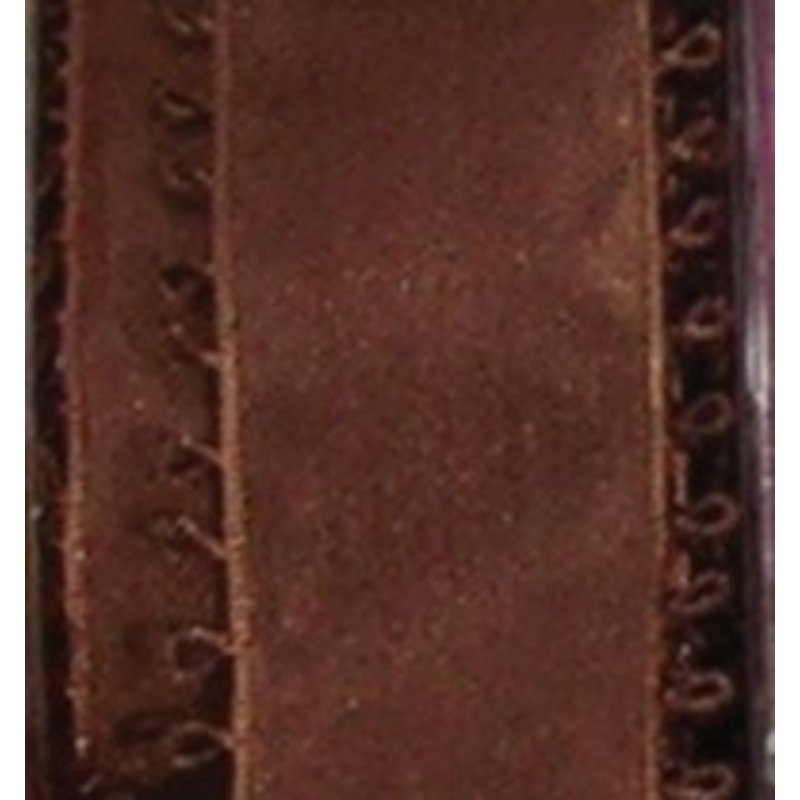 The Ribbon People Chocolate Brown Pico Loop Edged Wired Craft Ribbon 1.5″ x 27 Yards