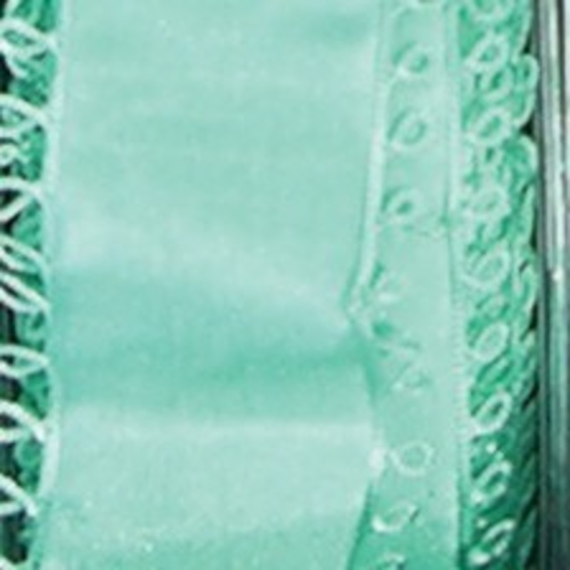 The Ribbon People Turquoise Blue Pico Loop Edged Wired Craft Ribbon 1.5″ x 27 Yards
