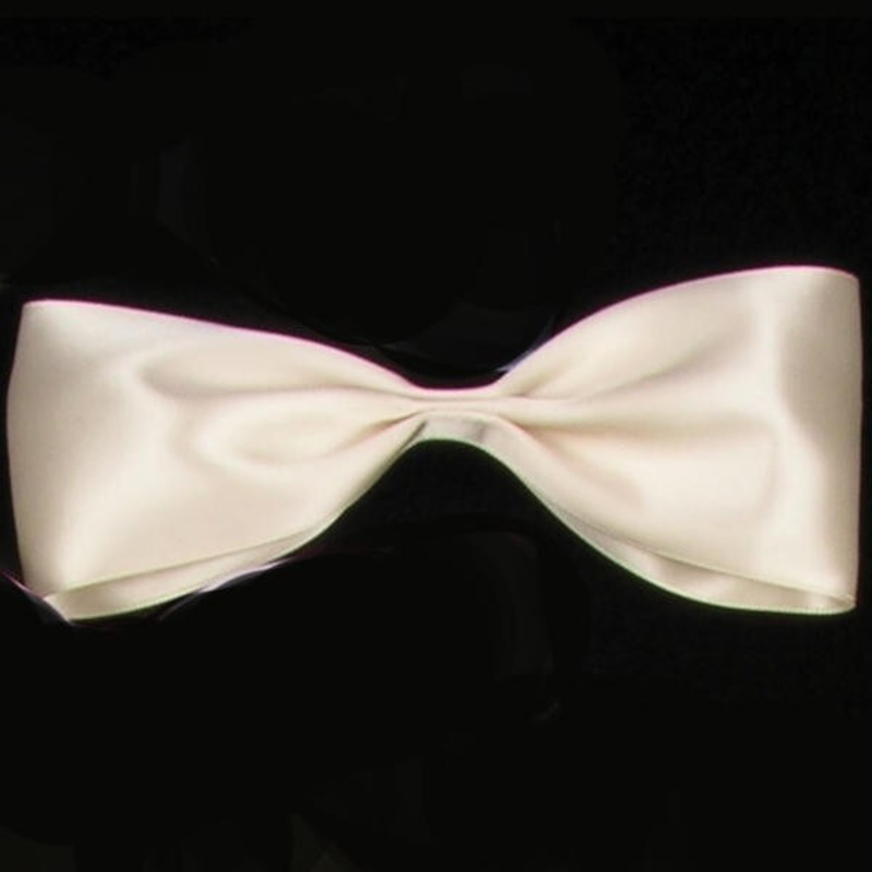 The Ribbon People White Double Face Satin Craft Ribbon 0.25″ x 162 Yards