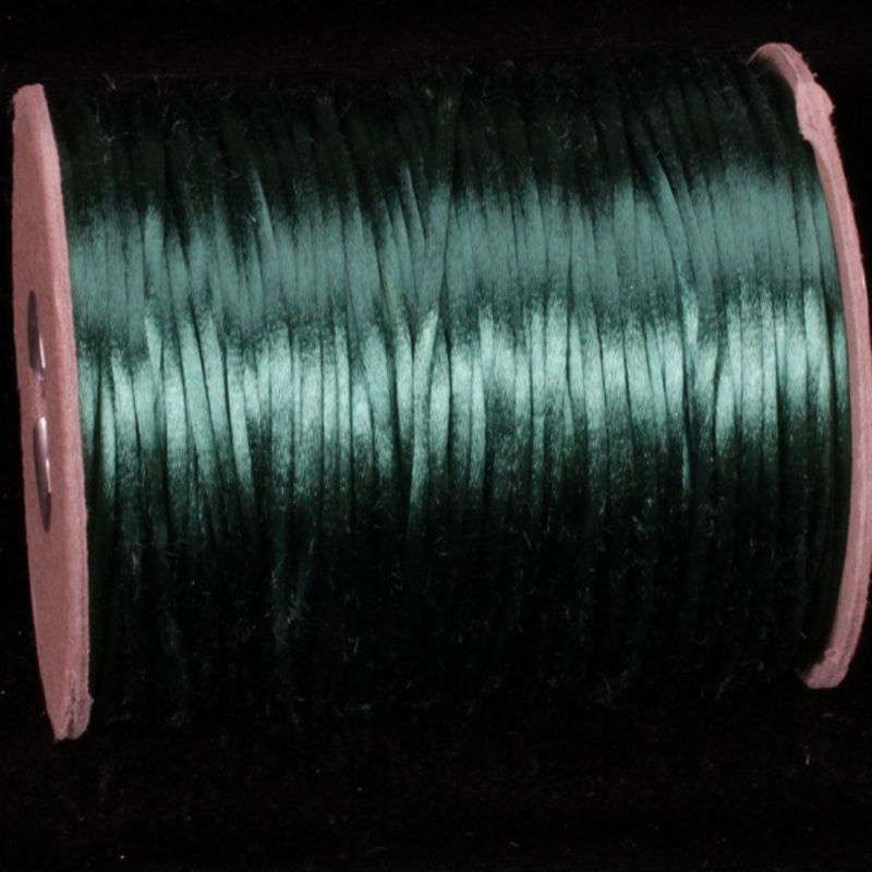 The Ribbon People Basil Green Satin Solid Satin Cording Craft Ribbon 0.25″ x 144 Yards
