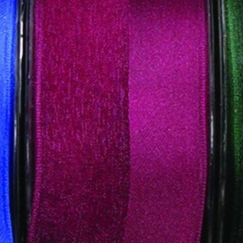 The Ribbon People Burgundy Red French Wired Craft Ribbon 1.5″ x 27 Yards