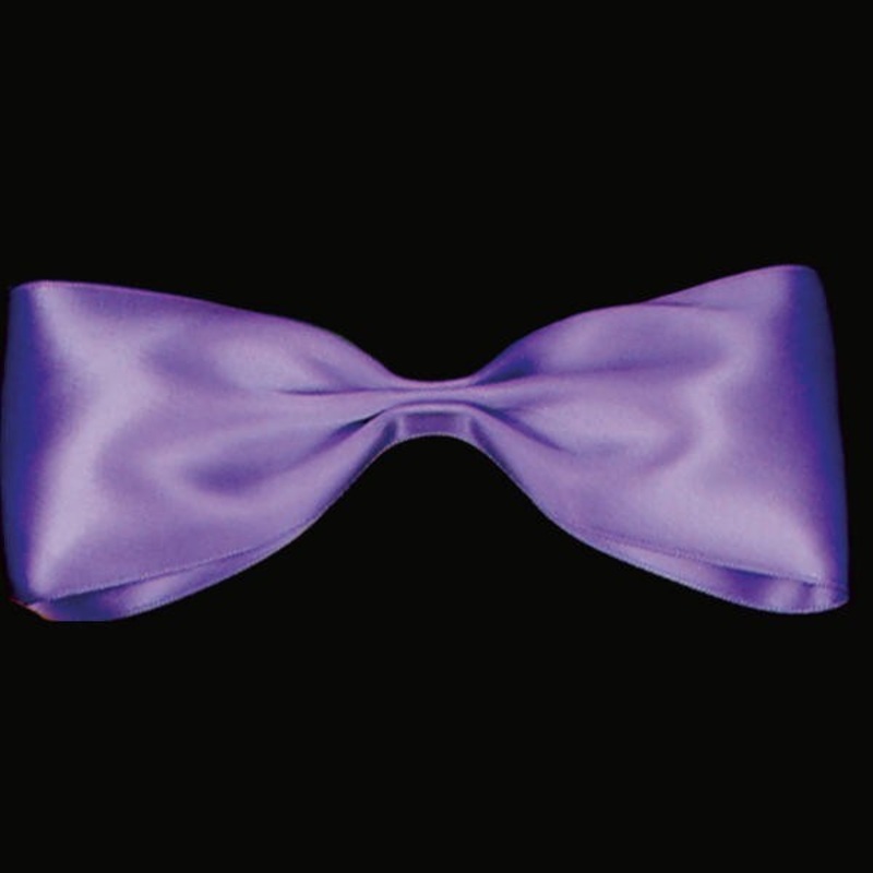 The Ribbon People Violet Flower Double Face Craft Ribbon 1.9″ x 108 Yards