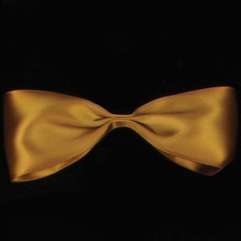 The Ribbon People Yellow Citrine Double Face Craft Ribbon 1.9″ x 108 Yards