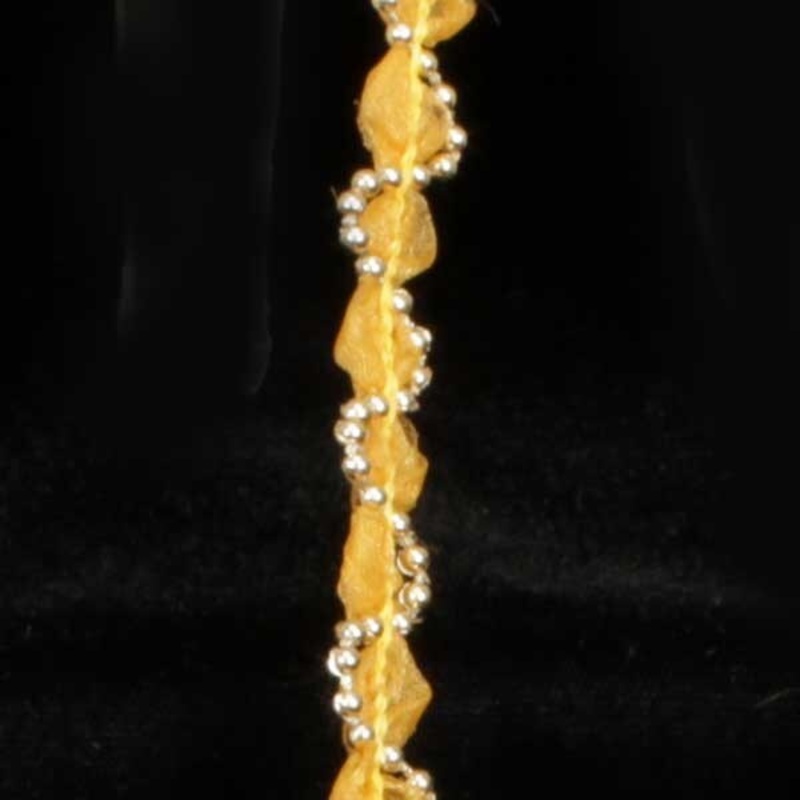 The Ribbon People Yellow Pearl Twisted Craft Ribbon 0.5″ x 55 Yards