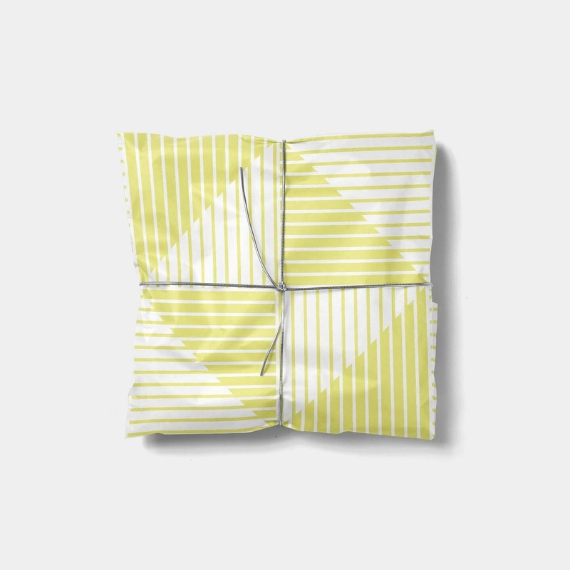 Modern Stripe Geo Gift Wrap