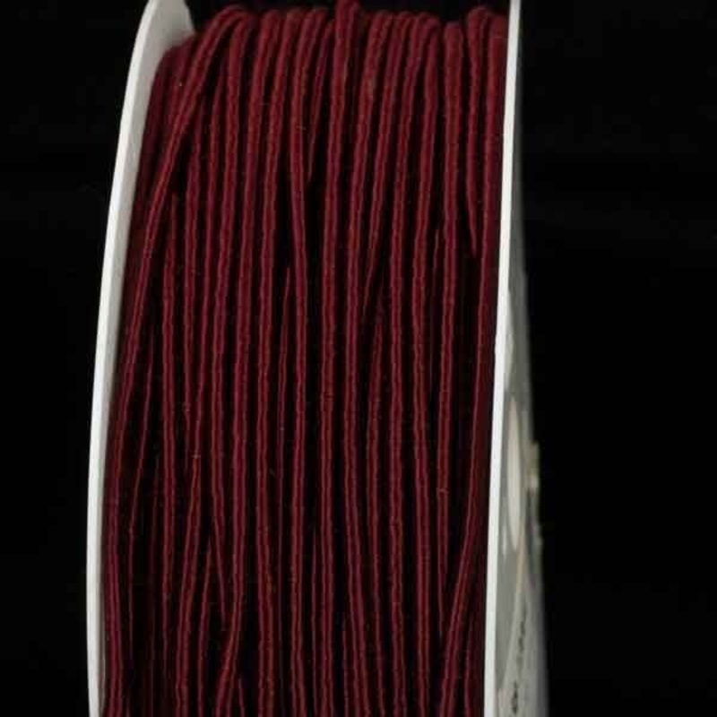 The Ribbon People Burgundy Red Solid Wired Craft Ribbon 0.25″ x 110 Yards