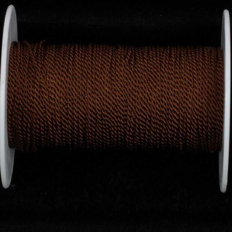 The Ribbon People Chocolate Brown Braided Cording Craft Ribbon 0.1″ x 220 Yards