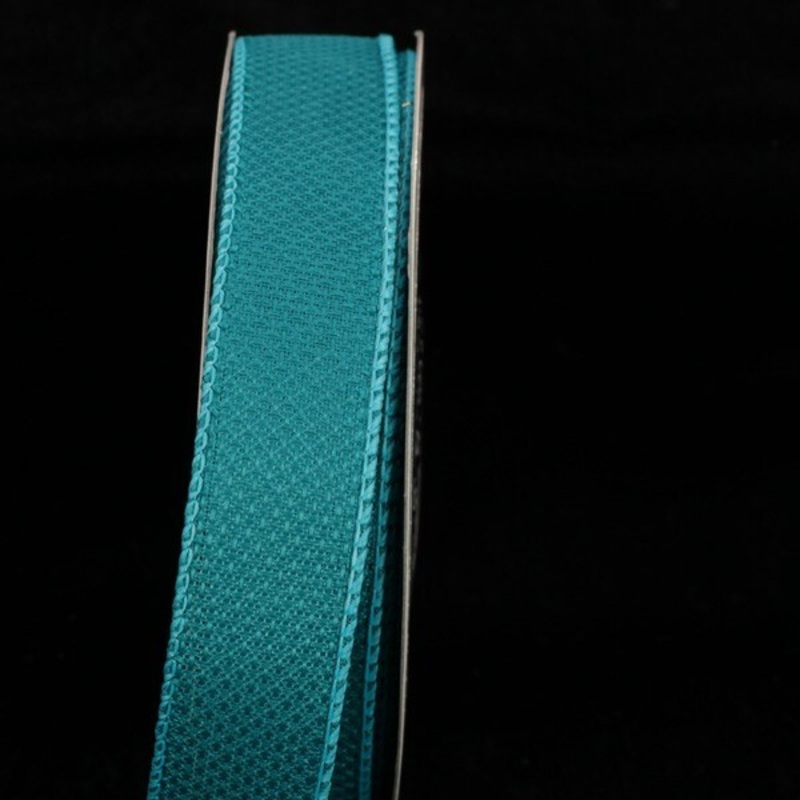 The Ribbon People Turquoise Blue Contemporary Wired Craft Ribbon 0.75″ x 80 Yards