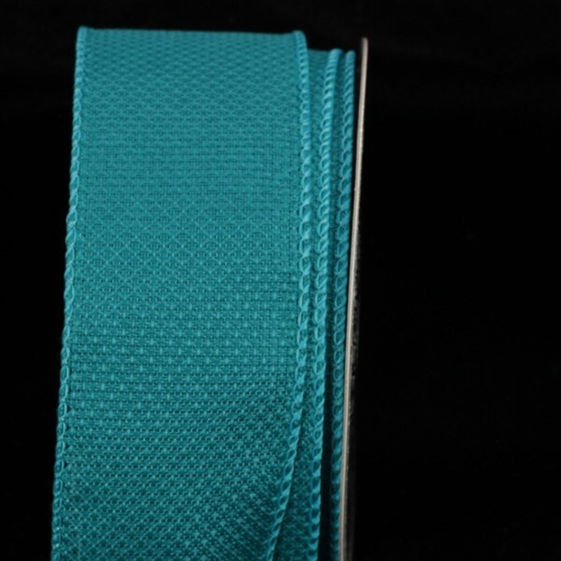 The Ribbon People Turquoise Blue Contemporary Wired Craft Ribbon 1.5″ x 80 Yards