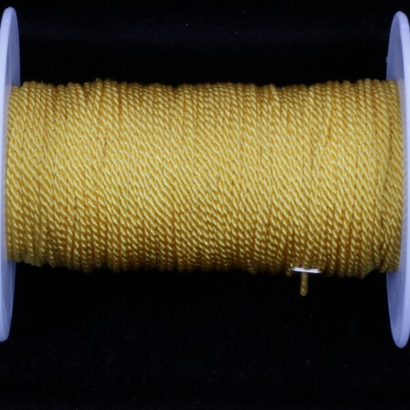 The Ribbon People Yellow Braided Cording Craft Ribbon 0.1″ x 220 Yards