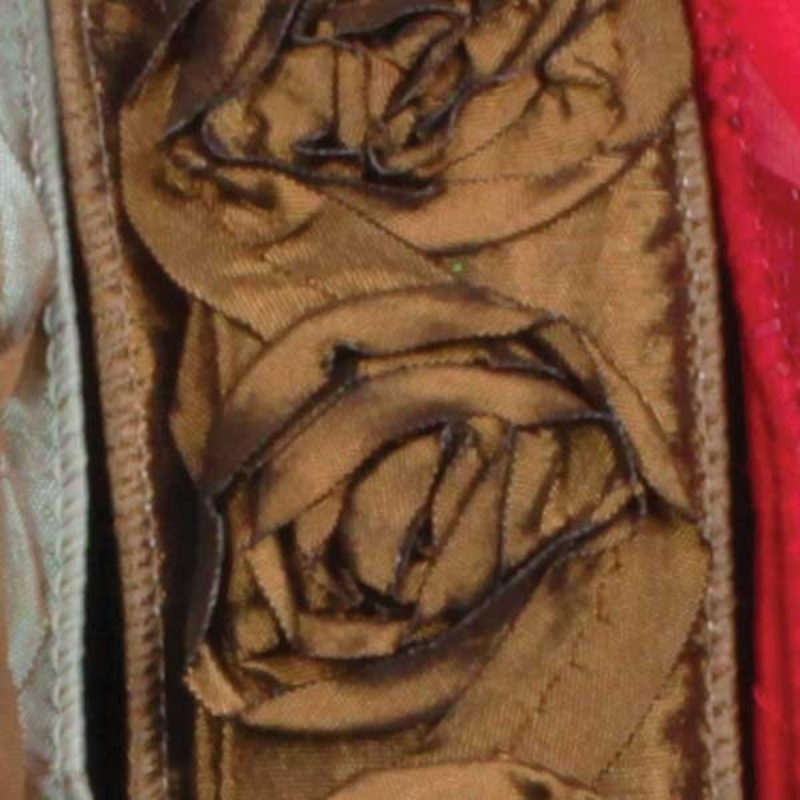 The Ribbon People Brown Contemporary Roses Wired Craft Ribbon 1.5″ x 10 Yards