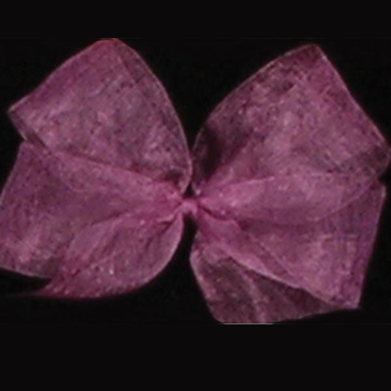 The Ribbon People Tea Rose Pink Solid Organdy Craft Ribbon 4″ x 55 Yards