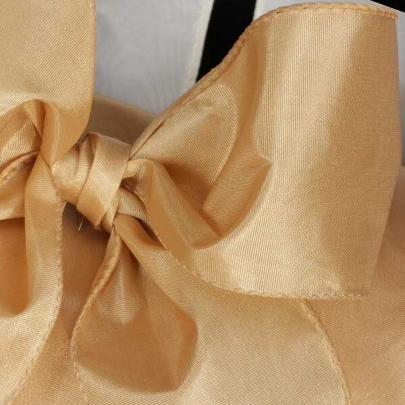 The Ribbon People Tortilla Brown Solid Moire Wired Craft Ribbon 2.5″ x 40 Yards