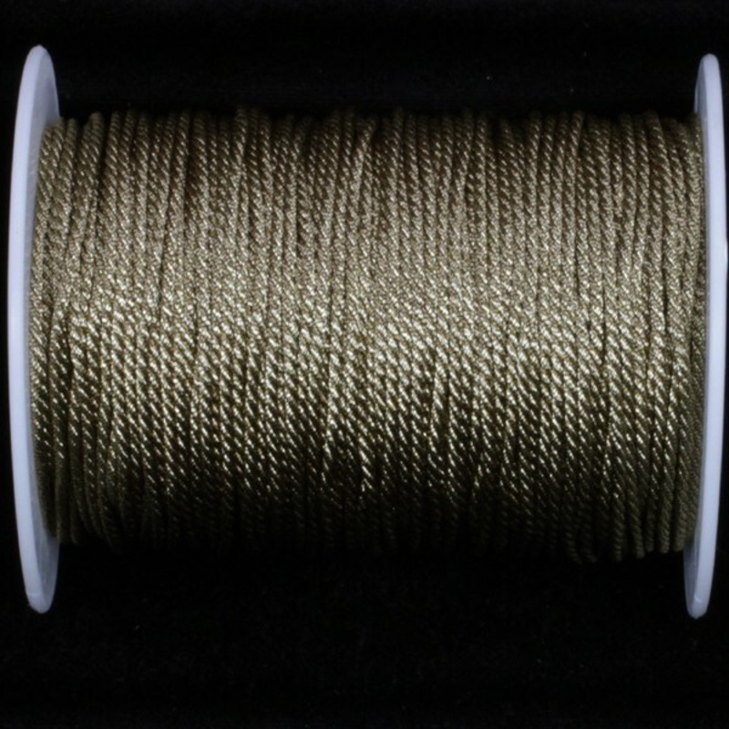 The Ribbon People Antique Gold Metalized Braided Cording Craft Ribbon 0.1″ x 110 Yards