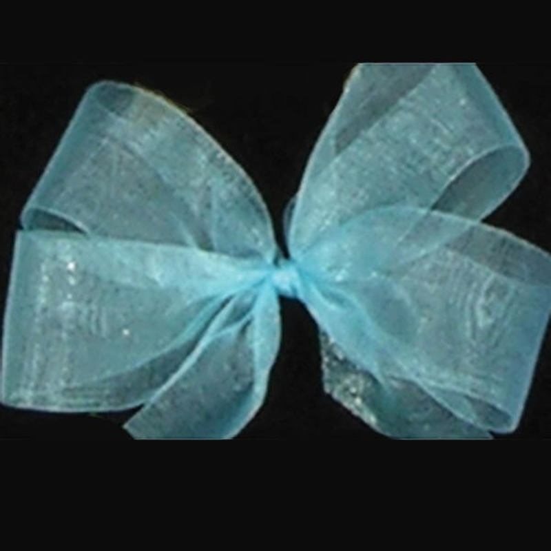The Ribbon People Blue Plain Organdy Craft Ribbon 0.03″ x 110 Yards