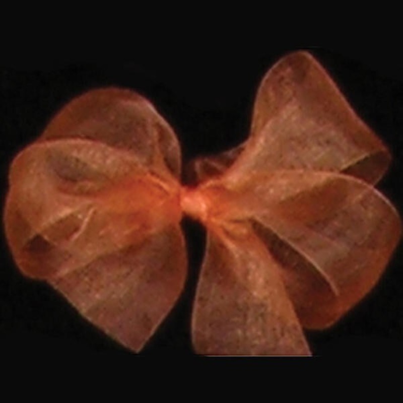 The Ribbon People Copper Brown Organdy Craft Ribbon 0.03″ x 110 Yards