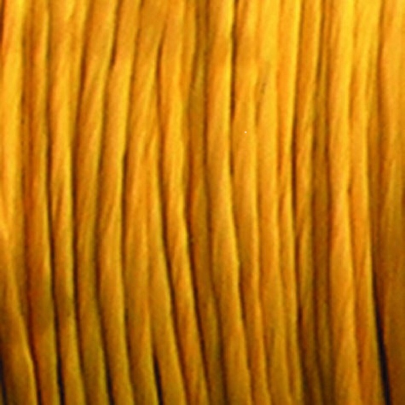 The Ribbon People Yellow Contemporary Parchment Wired Craft Ribbon 0.25″ x 220 Yards