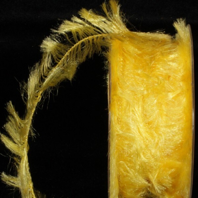 The Ribbon People Yellow Contemporary Wired Craft Ribbon 54 Yards