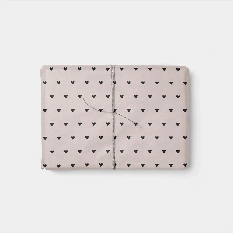 Heart Pattern Gift Wrap
