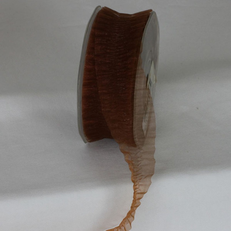 The Ribbon People Brown Solid Woven Edge Ribbon 1.5″ x 16 Yards