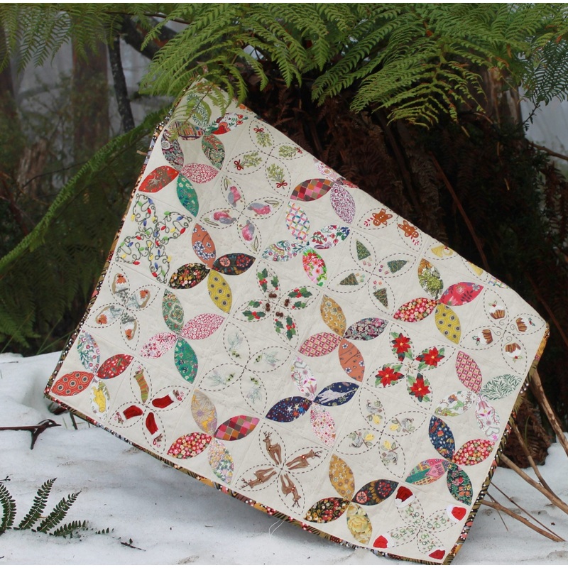 Jardin de Poche Pattern with template included “Tis the Season”