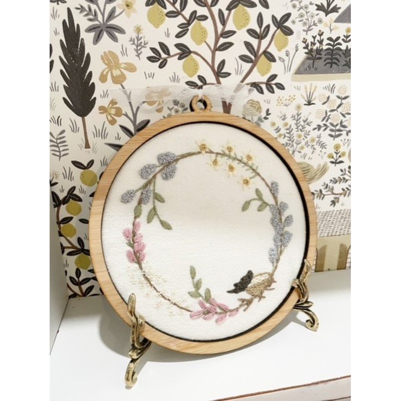 Round Wooden 4″ Frame