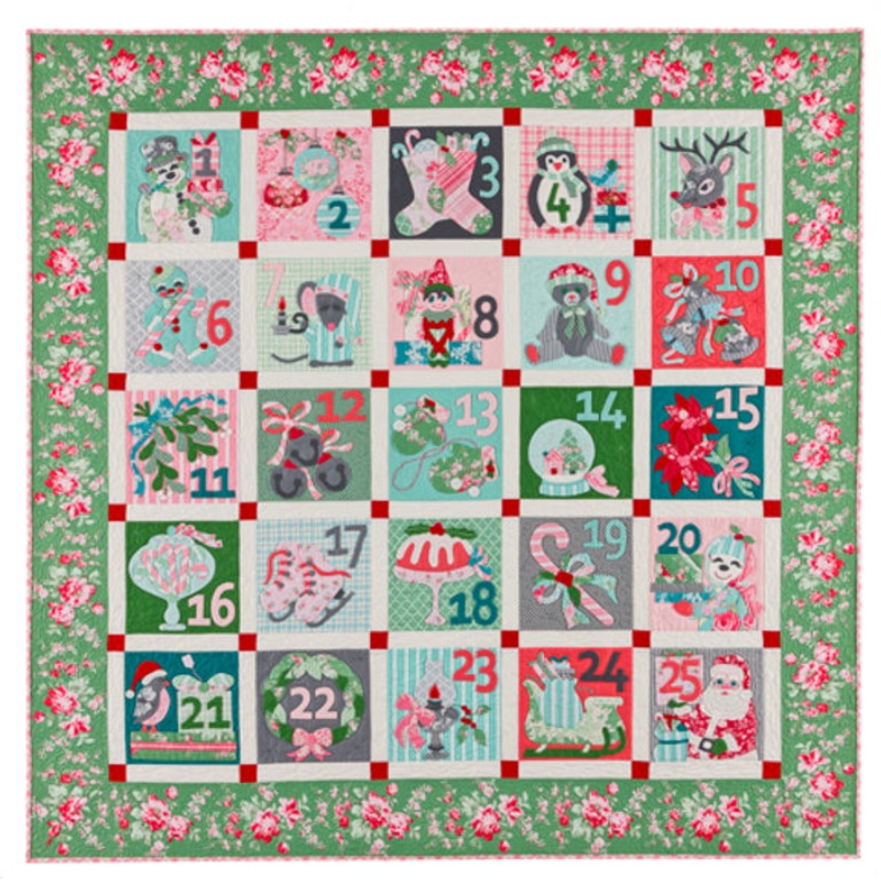 25 Days Until Quilt PATTERN by The Vintage Spool