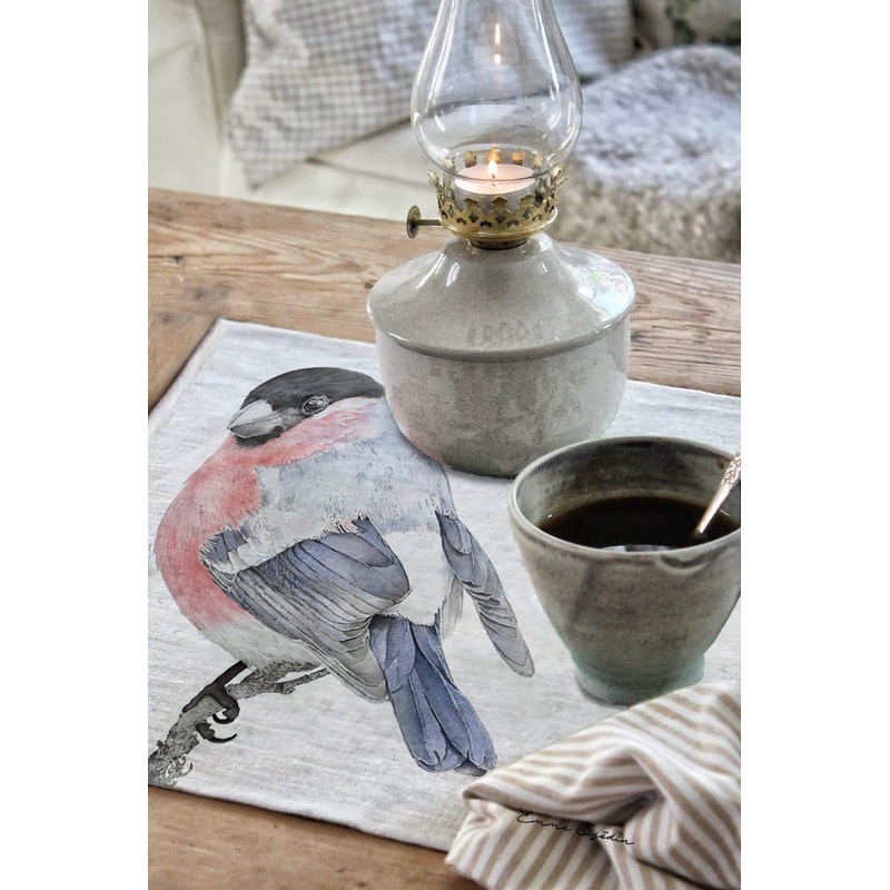 Emma Sjodin: Placemat Bull Finch