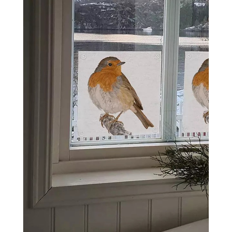 Emma Sjodin: Windowshade (31 x 31cm) Robin