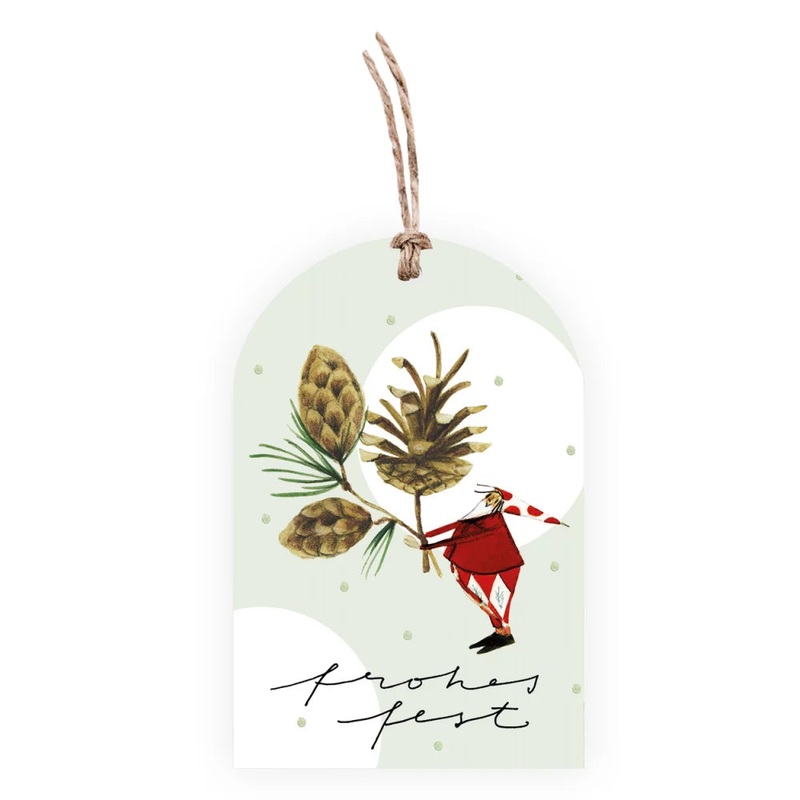 Gift Tag Happy Holidays