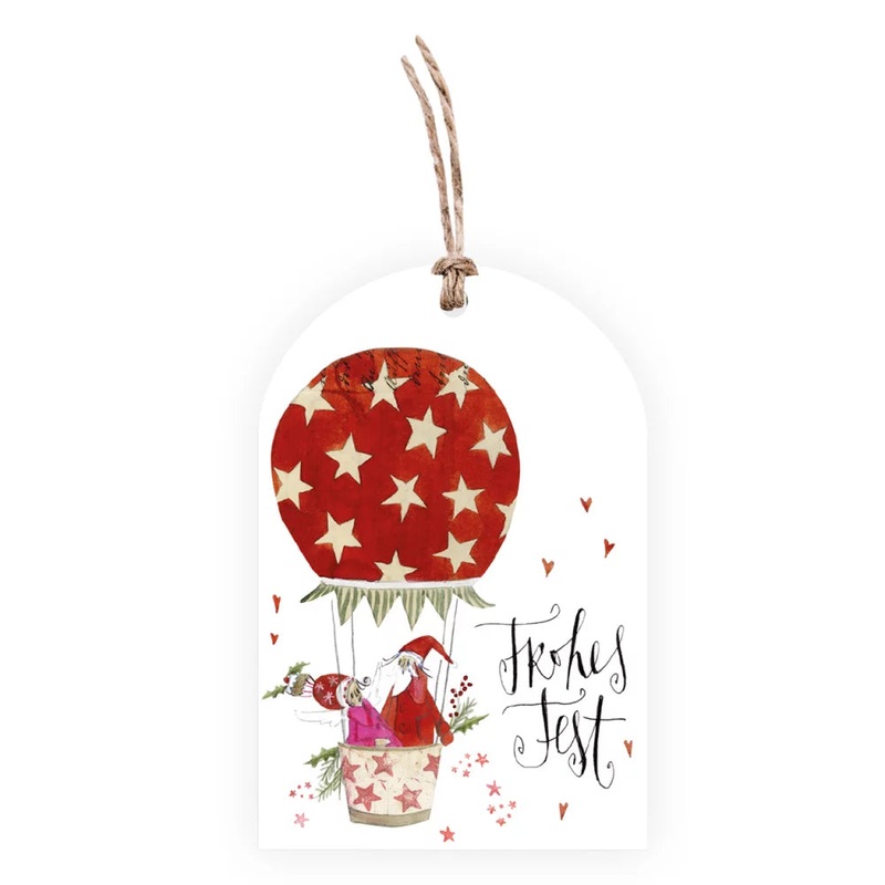 Gift Tag Holiday Balloon Ride