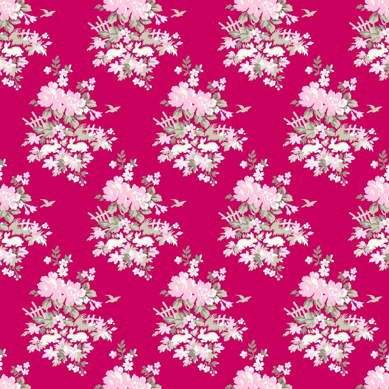 Amelie by Tanya Whelan Bunnies and Florals