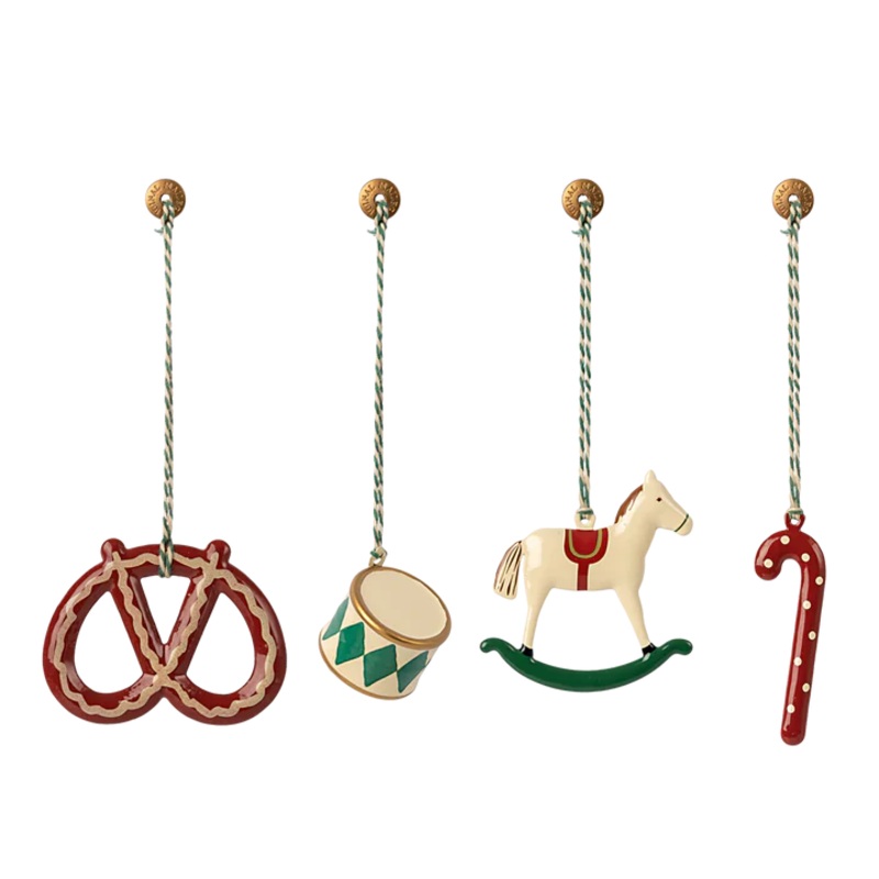 Maileg Metal Ornament Set-Peter’s Christmas