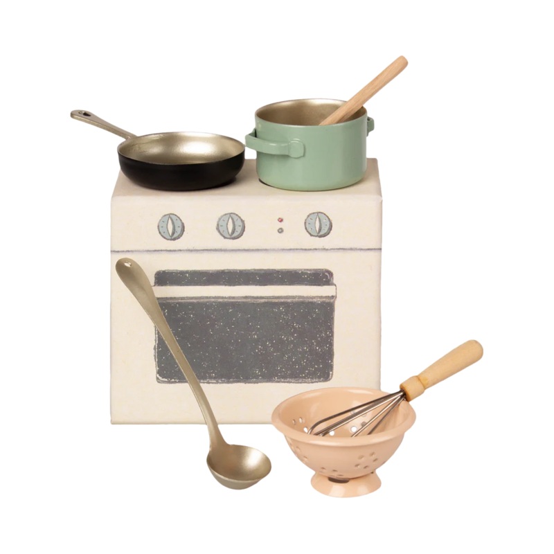 Maileg Miniature Cooking Set