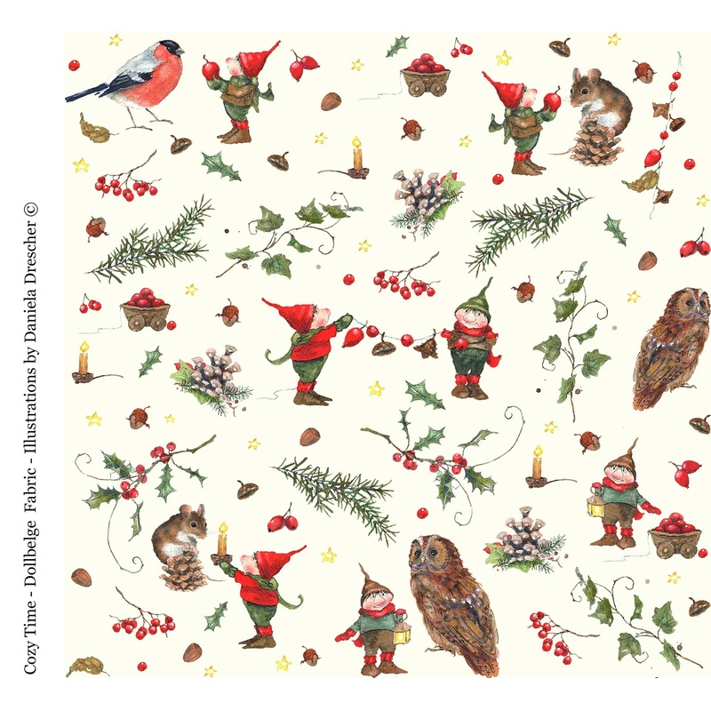 Dollbelge Fabric Cozy Time