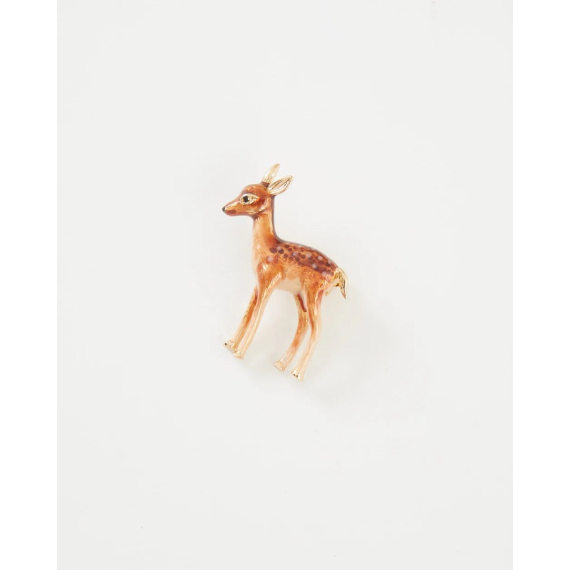 Fable England Fawn Brooch