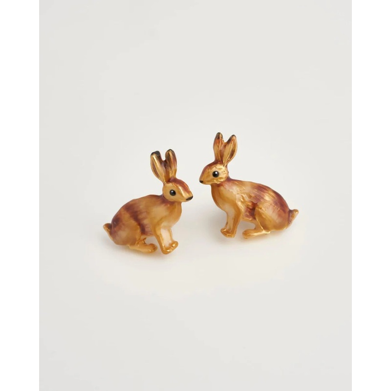 Fable England Rabbit Stud Earrings