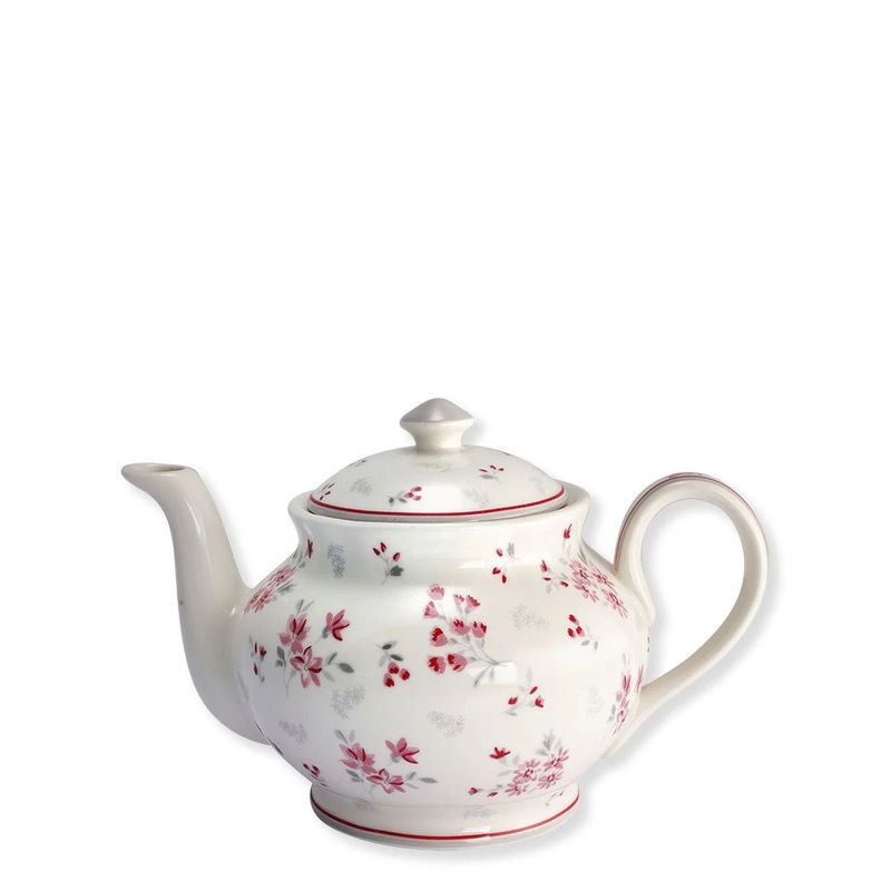 GreenGate Teapt Round Emberly White